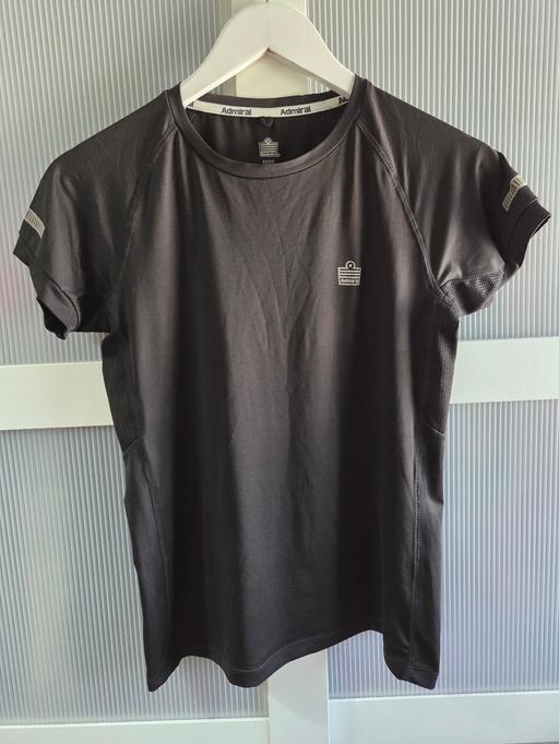  — Age 11-12 ADMIRAL black sports tshirt