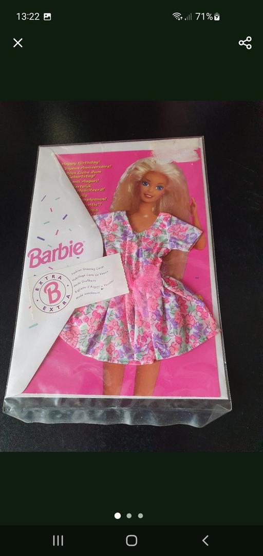  — vintage barbie birthday card & gift NEW
