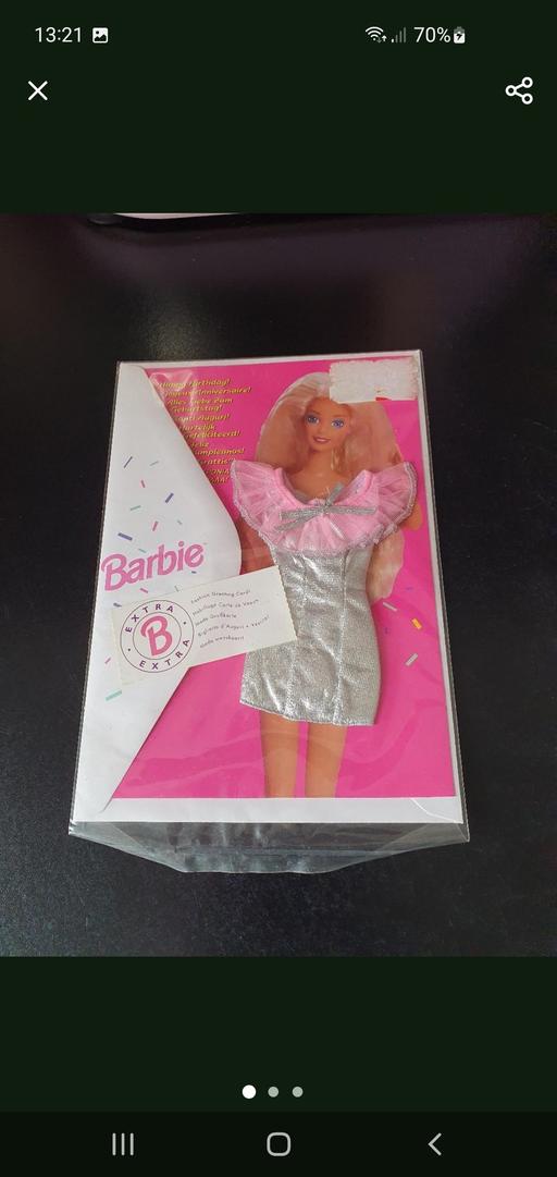  — vintage barbie birthday card & gift NEW