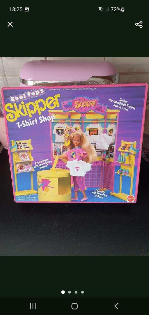  — vintage skipper/ barbie Tshirt shop NEW