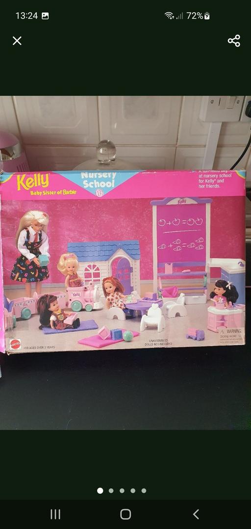  — vintage Kelly/barbie nursery school playset