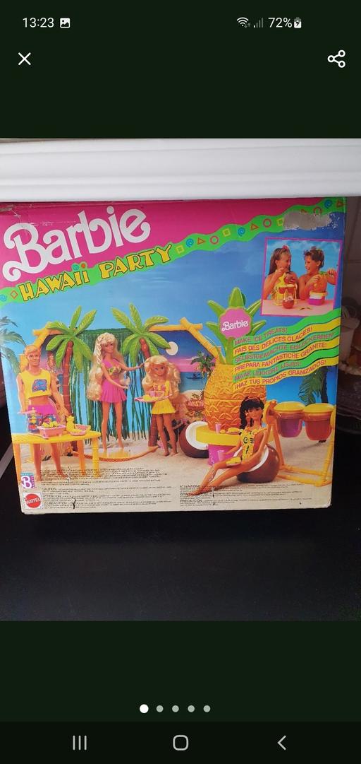  — vintage barbie hawaii party playset