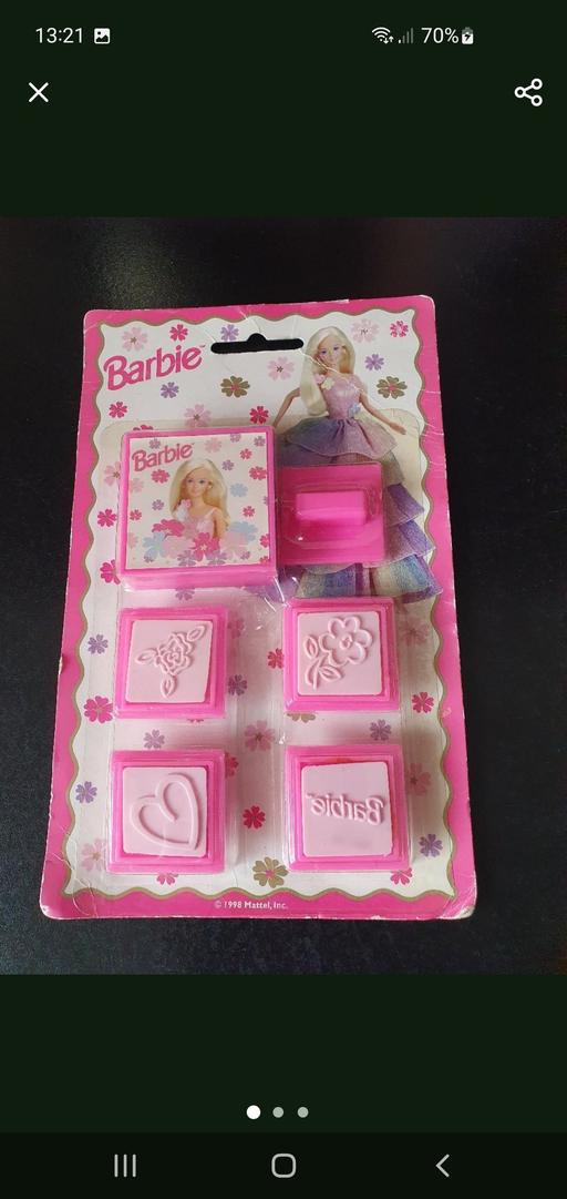  — vintage barbie stamper set