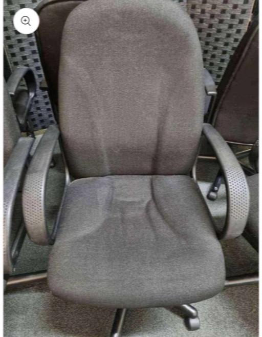  — Used swivel chairs upholstered black