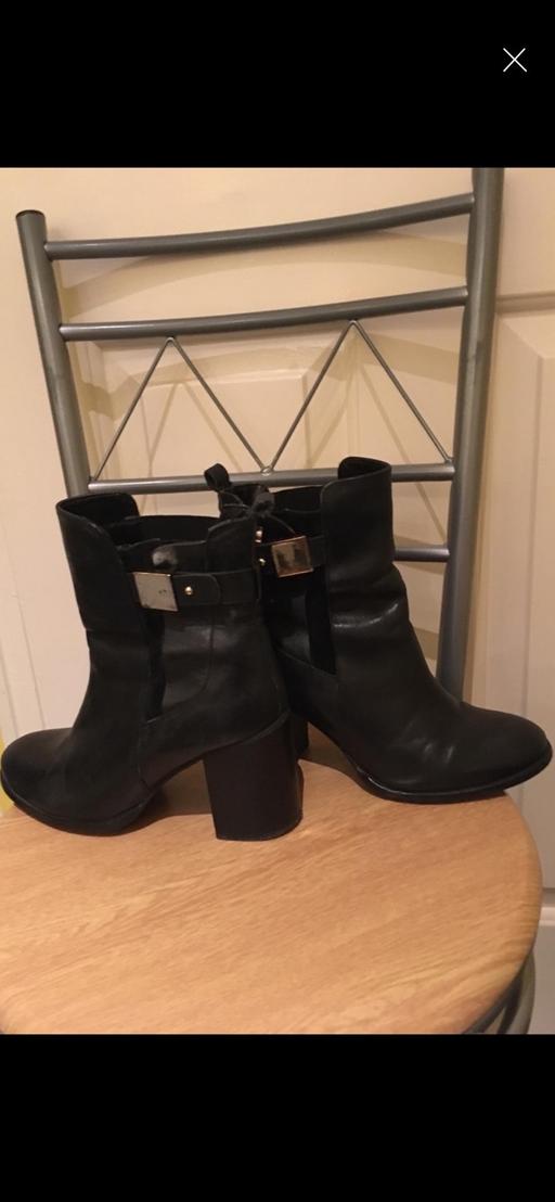  — Leather Ankle Boots Size 3