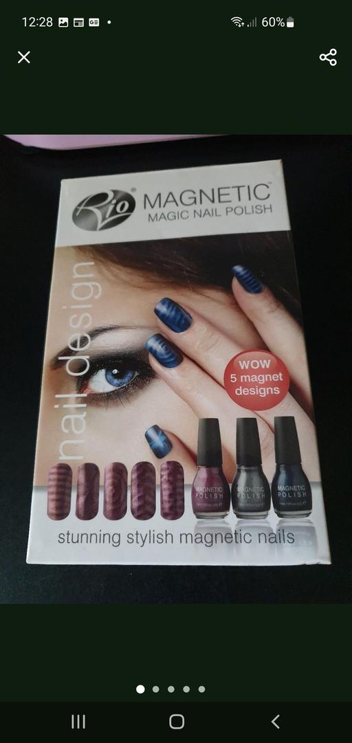  — magnetic magic nail polish gift set NEW