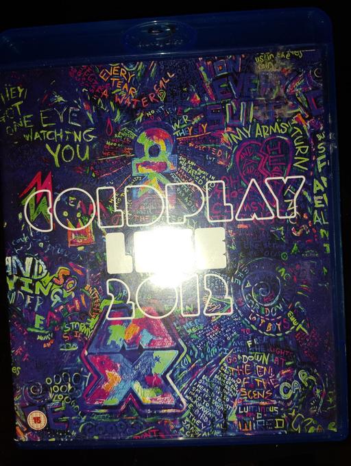  — BLU-RAY COLDPLAY LIVE