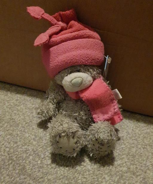  — Me to you bear wearing pink hat and scarf