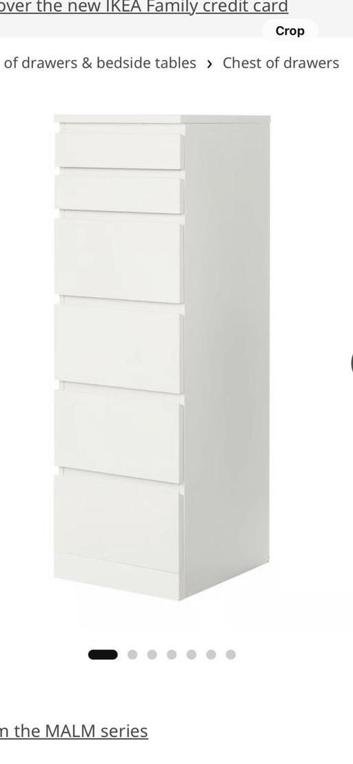  — IKEA malm drawer with mirror attachment