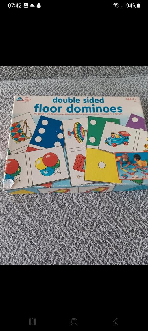  — double sided floor dominoes