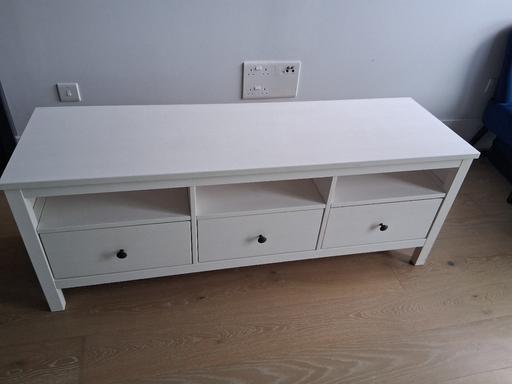  — Ikea wooden storage unit TV stand with 3 draw
