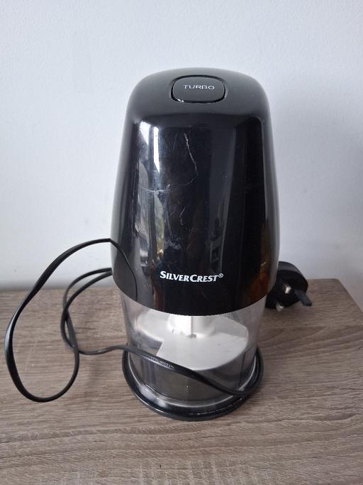  — Silver Crest Electric Chopper Black Turbo
