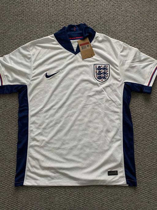  — New Nike FC England white football jersey #fo