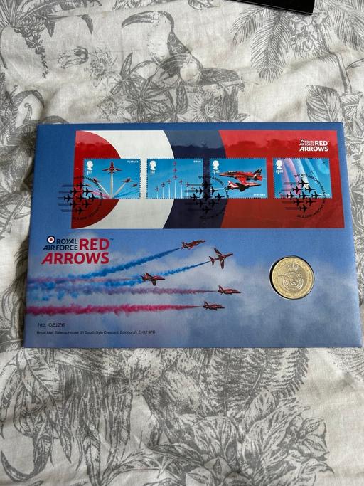  — Red arrows £2 coin 1st day cover