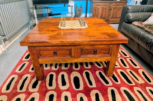  — wooden coffee table