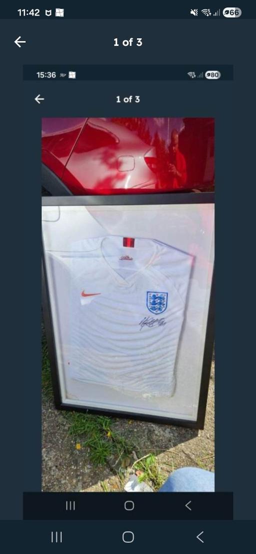  — lionesses shirt and signed in frame