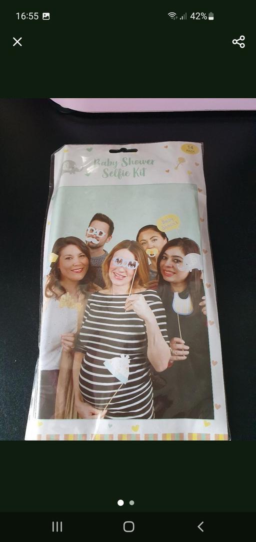  — baby shower selfie kit NEW