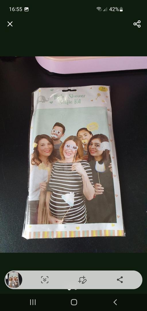  — baby shower selfie kit NEW