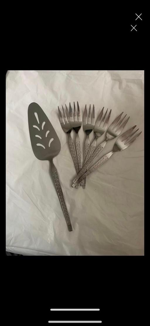  — Cake slice/forks Vintage 🍰