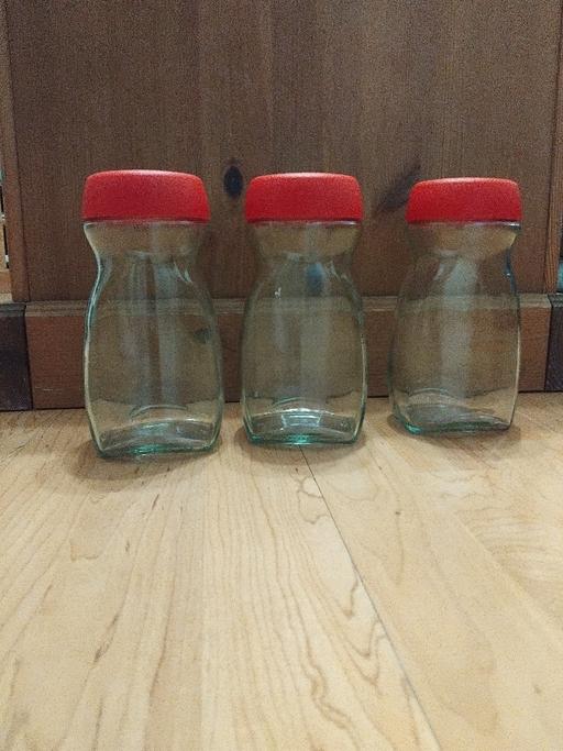  — 3 Glass Jars.