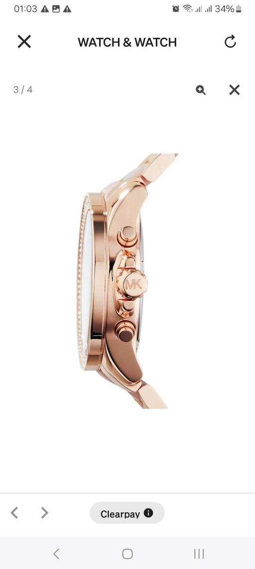  — Michael kors women's crystal wren watch