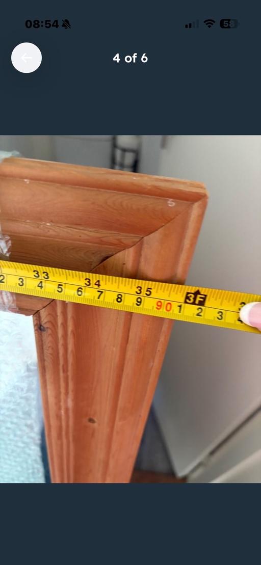  — Pine large mirror with sizes
