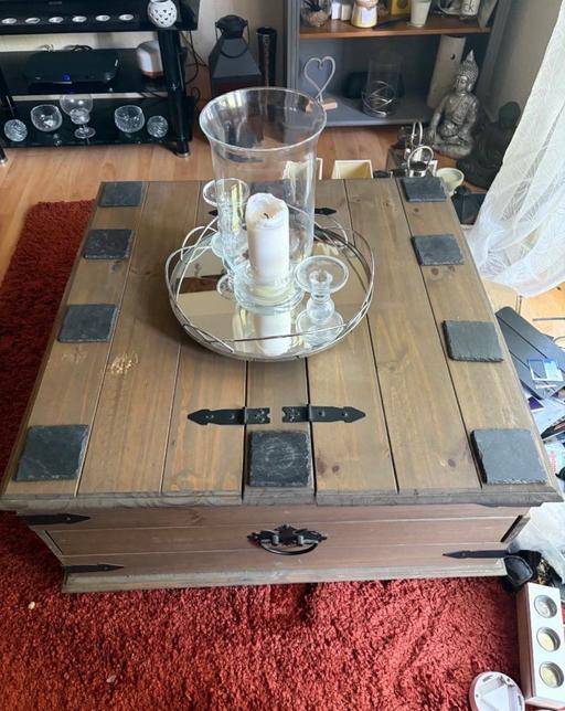  — Coffee table with storage inside