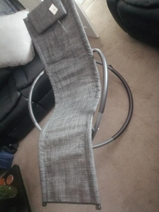  — New Louis Steel rocking lounger chair