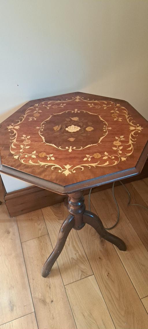  — Polished inlaid coffee table