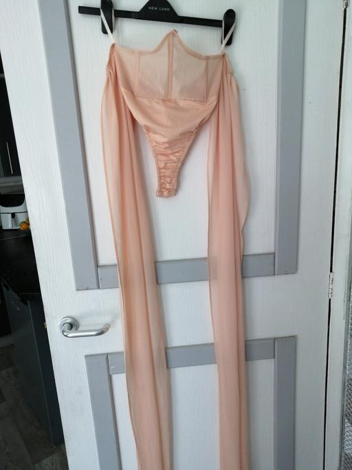  — ladies Bodysuit top with tie round size *8*