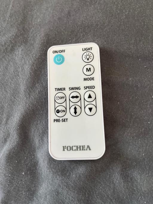  — Remote for fan