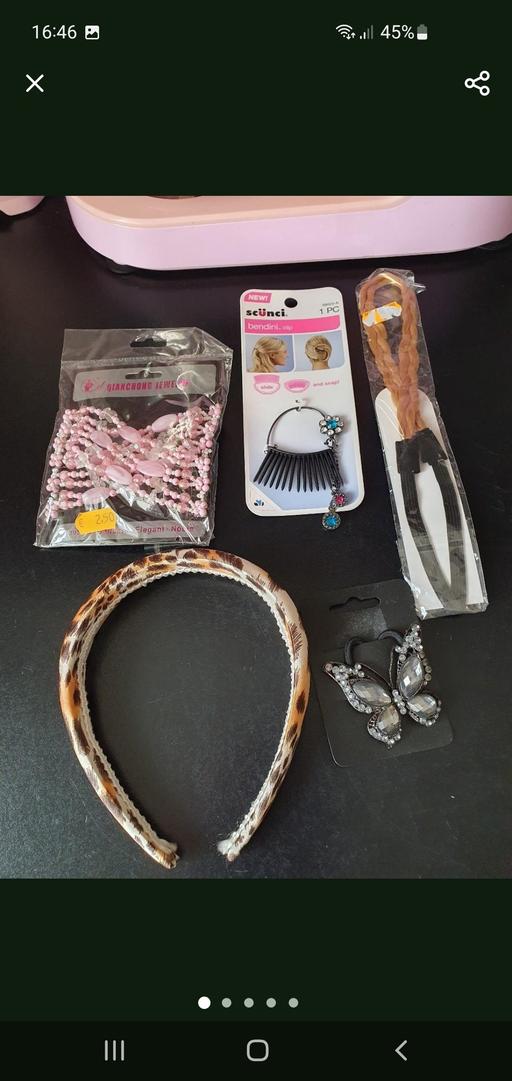  — hair accessories bundle x 5 NEW