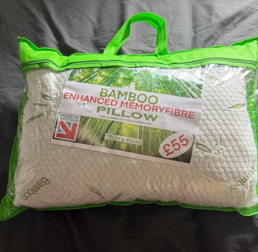  — Bamboo Memory Foam Pillow Orthopaedic Support