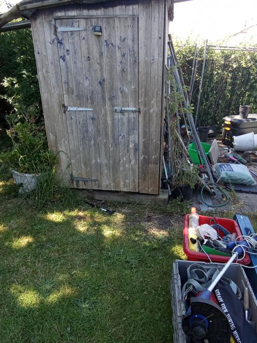  — shed and contents