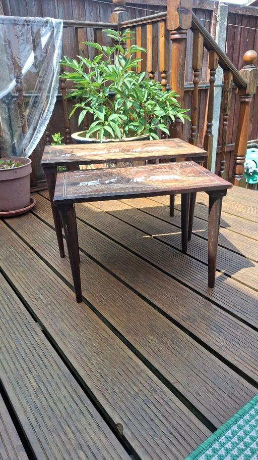  — 2 Indian Side tables