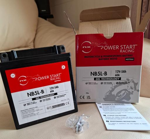  — 12 Volt Sealed Brand New Motorcycle Battery
