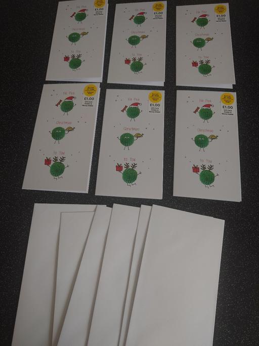  — 6 Christmas gift card holder & money wallets