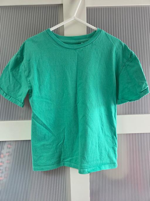  — Age 7 TU green tshirt