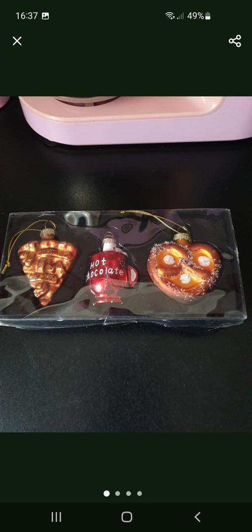  — Christmas tree decorations set x 3 NEW