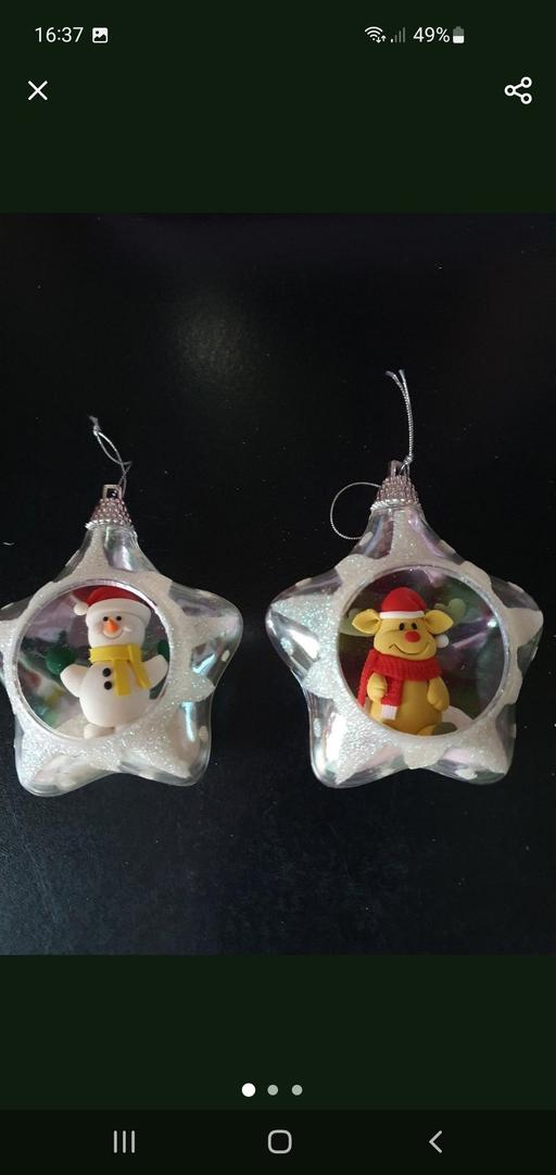  — Christmas tree decorations x 2