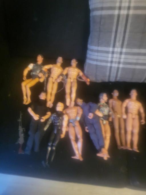  — 10 action man job lot boys figures