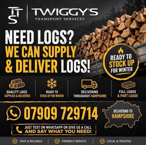  — Logs for sale
