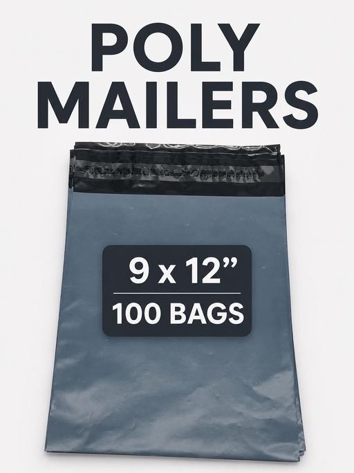  — Mailing bags 9x12” inch 100 bags grey new