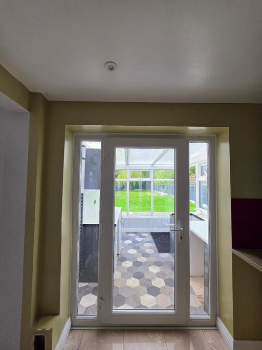  — Glass patio door and window/ French doors