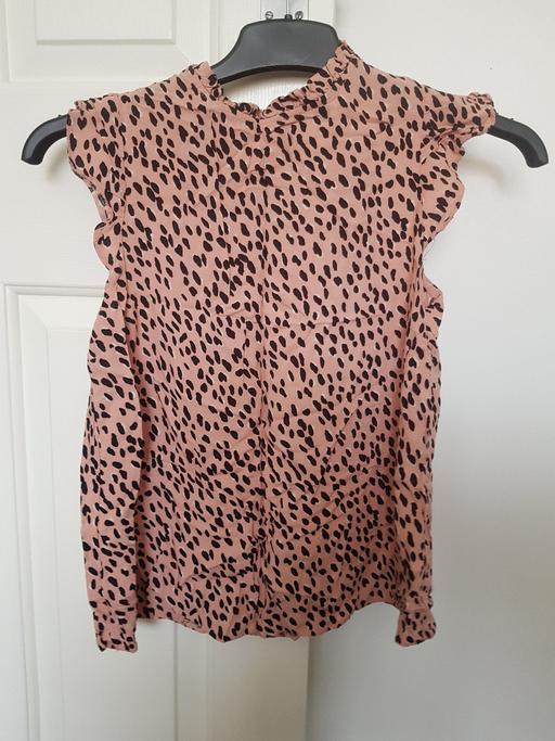 — New Look animal print top - size 8