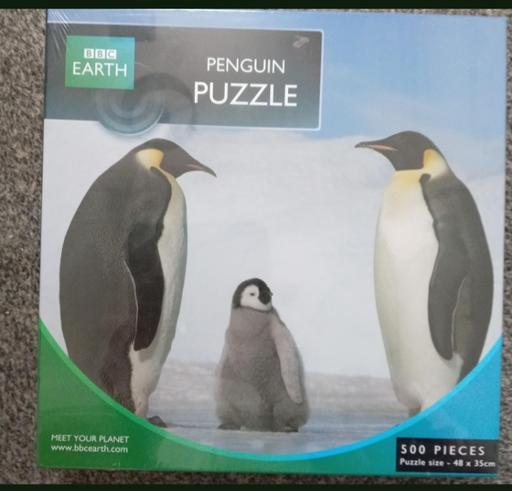  — BBC Earth Penguin Puzzle, (brand new)