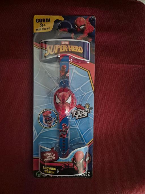  — new Spiderman Glowing Watch