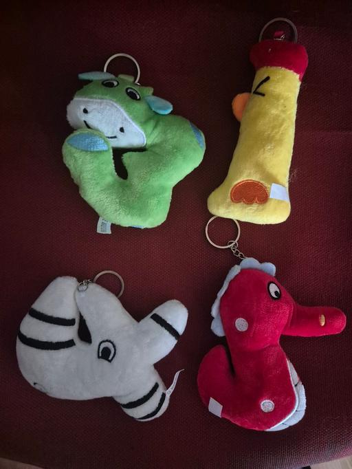  — new Animal Plush Keyrings 50p EACH