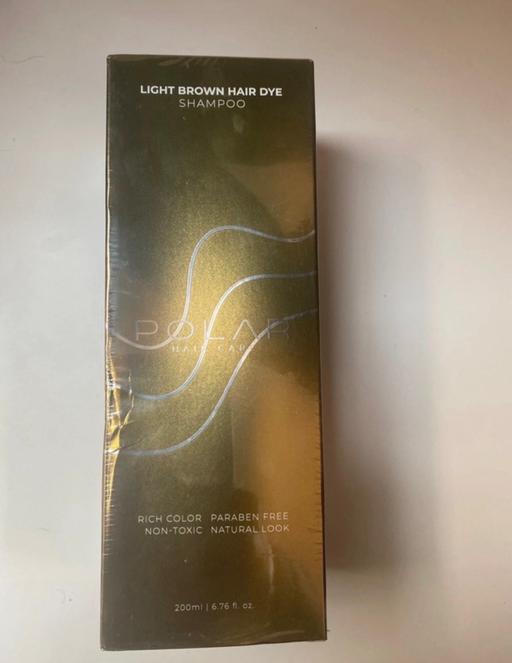  — Polar light brown hair dye shampoo