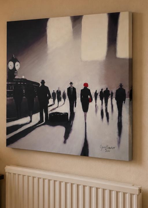  — Large Jon Barker New York Canvas Art